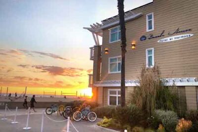Beach House Hermosa sunset