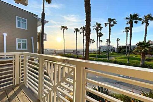 Ocean and beach views from the Beach House Hotel Hermosa unit 227
