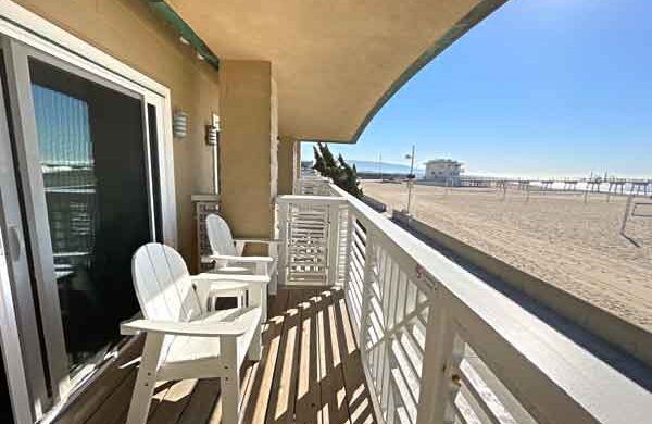 Beachfront views at the Beach House Hotel in Hermosa Beach